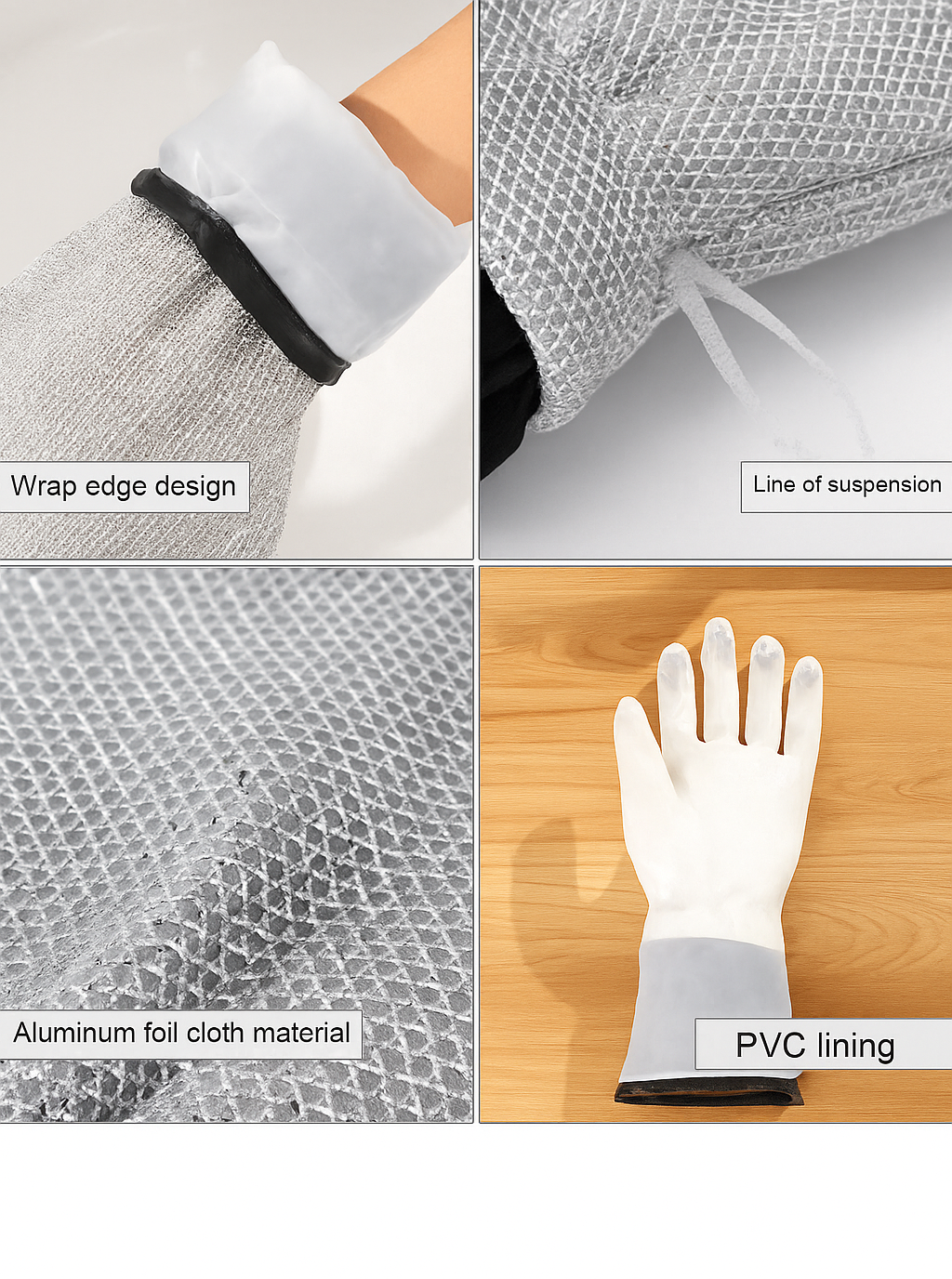 "Reusable Steel Dishwashing Gloves for Kitchen Cleaning Tools – Heat & Water Resistant, Skin-Friendly Hand Protection Mitts with Strong Grip"