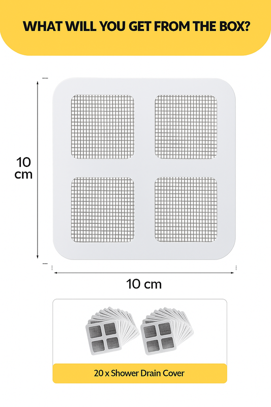 Magic Drain Shield- The Ultimate Anti-Clog Filter for a Clean, Fresh & Insert-Free Home(pack of 10 pies)